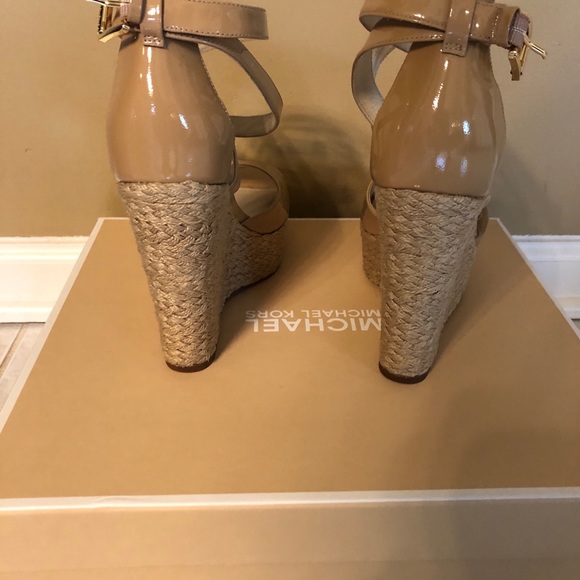 Michael Kors patent wedge espadrilles. - Picture 4 of 5